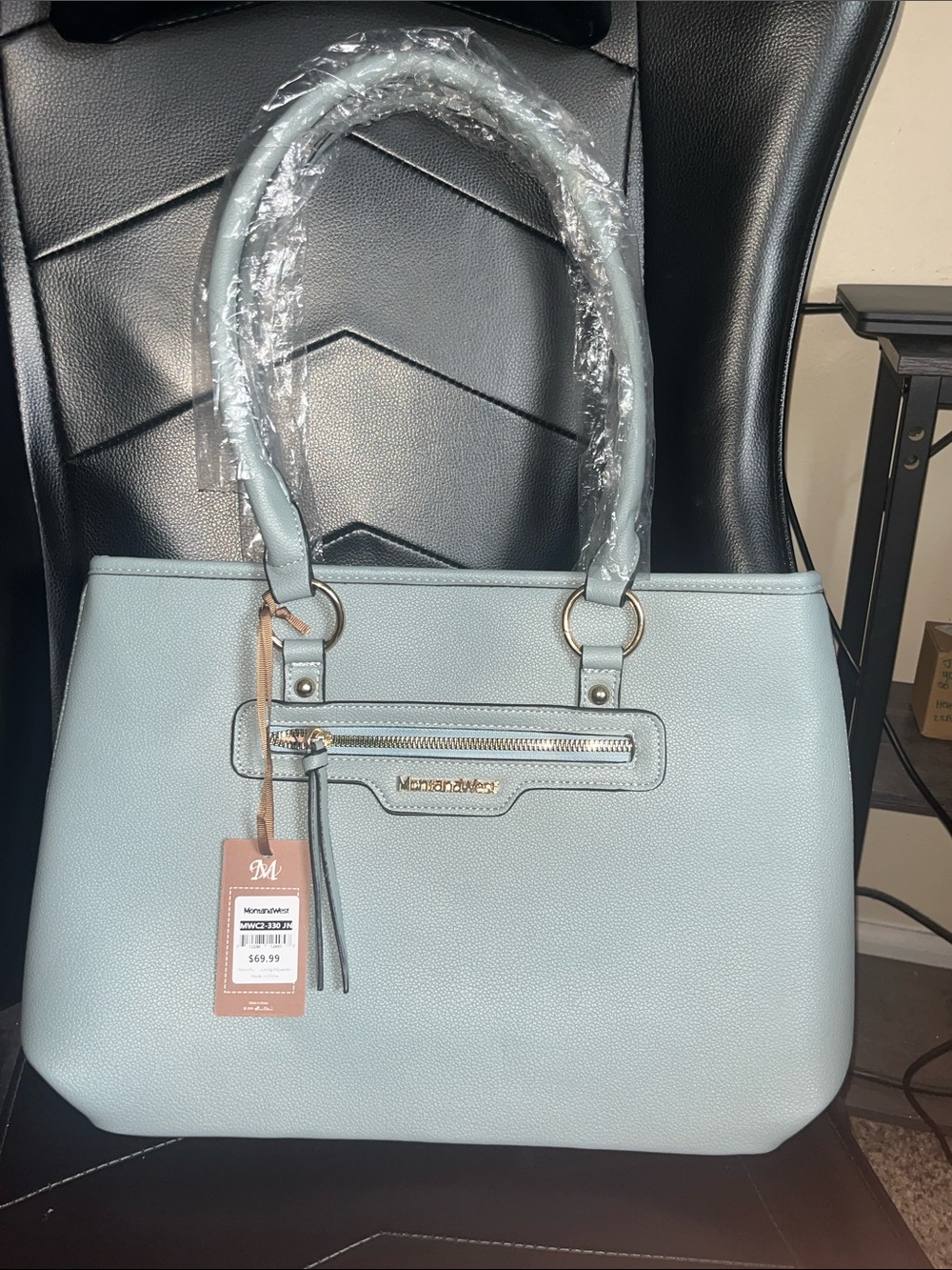 Montana West NWT Light Blue Shoulder Bag